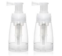 2PCS Powder Spray Bottle, 180ml Portable Powder Dispenser with Converging Nozzle, Powder Container Even Dispensing Powder Spray for Baby Powder, Body Powder and Even Edible Glitter