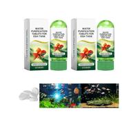 2PCS Powerful Aquarium Water Purification Tablet,Fast Water Purification,Water Purification Tablets for Fish Tank,Algae Remover for Fish Tanks,Fishtank Water Treatment Water Purifying Agent