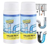 2PCS Powerful Sink and Drain Cleaner, Foaming Drain Cleaner, Sink and Dr-ain Unblocker, Foam Clog Remover, Heavy Duty Pipe Dredging Agent & Deodorant, Dr-ain Blockage Clea/ner for Bathroom, Kitchen
