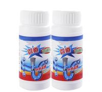 2PCS Powerful Sink &Drain Cleaner,Powerful Drain Cleaner & Pipe Dredge,Effective Pipe Unblocker with Fresh Sinks,Pow/erful Pipe Si/nk and D/rain Cl/eaner Agent,Pipe Dra/in Blockage Clea/ner