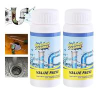 2PCS Powerful Sink &Drain Cleaner,Powerful Sink Foaming Si-nk and Drain Cleaner,Power-ful Pipe Dredging Agent,Dr-ain Unblocker Liquid Heavy Duty,Dr-ain Clean-er and Unblocker,Bathroom Dr-ain Unblocker