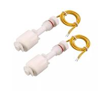 2pcs PP Float Switch M10 77mm Vertical Water Level Sensor for Fish Tank Pool Aquarium Hydroponics