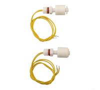 2pcs PP Float Switch M8 46mm Vertical Mount Water Level Sensor for Controlling Pumps in Fish For Tank Pool Water Tower Setups