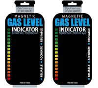 2Pcs Practical Propane Butane LPG Fuel Gas Tank Level Indicator, Reusable Propane Fuel Level Indicators,Magnetic Magnetic Gauge Bottle Outdoor Cooking Replacement Parts Grill Connectors and Hoses