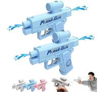 2PCS Prank Two-Way Water Gun Can Spray from Front and Back, Fun Office & School Prank Toy Press The Button and Shoot Forwards