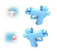 2PCS Prank Water Gun, 2025 New Prank Toys Two-Way Water Guns Spray from Front and Back, Unexpected Reverse Watergun for Fun, Shoots Back at User! Ideal Novelty Gifts for Friend (Blue)