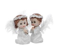 2pcs Praying Angel Statue Set for Boys and Christmas Decoration