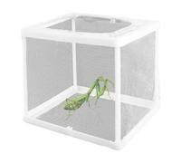2pcs Praying Mantis Eggs To Hatch, Praying Mantis Habitat Incubator For Tarantulas Spiders Snails Crickets Ants And Small Insects, Includes Netting Supplies, 6.3x5.9x5.5