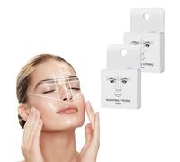 2PCS Pre-Inked Eyebrow Mapping String, Essential Tool for Microblading and Waxing Easy-to-Use White Ink Eyebrow Thread Brow Marker Brow Mapping String for Microblading and Waxing Henna Dye (20M)