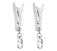 2PCS Precise Thread Size Checker Keychain, Portable Precise Thread Size Checker, Size Finder Tool For Hand Fast And Precise Measurement