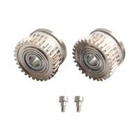 2pcs Precision Design Extruder Gear Metal Plated Hardened Steel Long Life Extruder Gear for K1C Printer