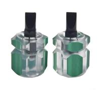 2pcs Precision Screwdriver Set, Flat/Phillips, Anti-Slip Grip(B) | For Tight Spaces, High Torque & for durable, for ideal for Technicians, Made of CR-V Steel, 37mm Length