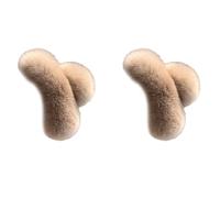 2Pcs Premium Faux Furs Fashion Hair Claws Clip for Various Occasion Comfortable Accessory Practical Barrettes Barrettes