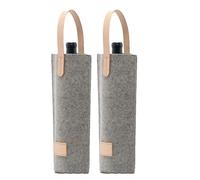 2PCS Premium Felt Wine Carry Bag for Single Bottle At Parties Wine Bottle Bag