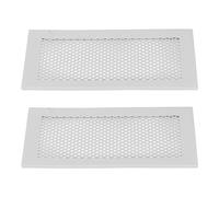 2Pcs Premium Silicone Baby Proofing Vent Covers, Protect Your Little One, Easy Installation, Unrestricted Airflow, Ideal for Home Floor (Grey)