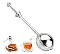 2Pcs Premium Stain/Less Ste/el Tea Infuser & Strainer,Foldable Handle with Lid for Loose Leaf Tea,Reusable Fine Mesh Filter,Dishwasher-Safe Tea Ball Diffuser,Easy to Use Durable Tea Accessories