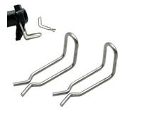 2Pcs Pressure Washer Hose Spring Clamps 5.037-221.0,Stainless K Series Pipe Spring Clamp,Hose Clips Spare Parts,Compatible with Karcher K3 K4 K5 K6 K7 Pressure Washer Hoses Reel Pipe