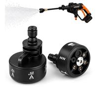 2Pcs Pressure Washer Nozzle for Worx, 6-in-1 Jet Wash Attachment with 1/4" Quick Connect Compatible with Worx Hydroshot WG620e WG629e WG630e WG644 Multi-Function Nozzle for Car, Patio, Garden Cleaning