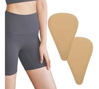 2PCS Private Pad Concealer, Reusable Soft Nipple Covers Sponge Pad Lightweight Guard Traceless Invisible Adhesive Waterproof Nippies for Women, Legging Activewear Bikini Underwear Concealer, Beige