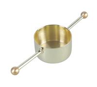 2pcs Professional Bartenders Measuring Cup Double Beads Stainless Steel Jigger for Liquor Cocktail Measurement Tool Cocktail Mixing Jigger