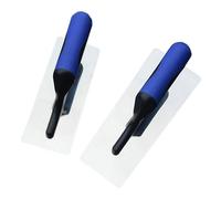 2PCS Professional Plaster Trowel Plastering Skimming Trowel Tile Flooring Grout Float Tiling Tool Wall Concrete Scraping Tool