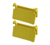 2pcs Professional Sewing Ruler Hinged Quilting Template Edge Stitch Guide Quilting Measuring Fabric Tailoring Flexible Sewing Ruler