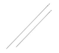 2pcs Professional Upholstery Needle, 10"+12" Long Hand Sewing Needles for Stitching and Crafting Projects Large Needles Hair Needles Big Needle for Upholstery Leather Sewing Button