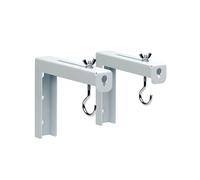 2Pcs Projector Curtain Hanger Projector Screen L-Bracket Mounting Hanger Holder Adjustable Extension Mount Stand