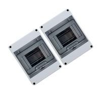 2pcs Protective Circuit Breaker Box 5 Way Outdoor Weatherproof Window