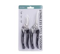 2Pcs Pruning Shears Stainless Steel Garden Shears Handheld Gardening Scissors Garden Trimmer for Plant Flowers Fruits Gardening Scissors