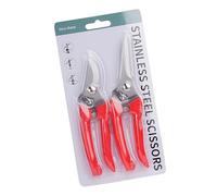 2Pcs Pruning Shears Stainless Steel Garden Shears Handheld Gardening Scissors Garden Trimmer for Plant Flowers Fruits Gardening Scissors