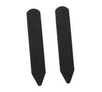 2pcs Pu Touch Screen Pen Cover Falling Resistant Black