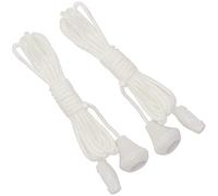 2pcs Pull Cord String with Connector,1.5m Light Pull Cord String with Connector,Cord Spare Ceiling Light Switch Nylon Pull Cord Light Pull Cord for Light Switch for Bathroom Light Ceiling Switches