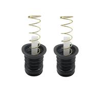 2Pcs Pull Rod Switch Rubber Plugs Drain Trap Seal Spring Stopper Semi-automatic Washing Machine Water Clog Plug for Home(Model B)