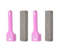 2Pcs Pumice Stone Toilet Cleaning Block With Handle Effectively Removes Rust Limescale Stain Suitable For Bathrooms