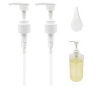2PCS Pump Head Designed for OUAI 10 FL OZ Bottles, Compatible with OUAI Shampoo & Conditioner Bottles, OUAI Body Wash Bottle