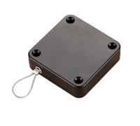 2pcs Punch-Free Automatic Sliding Door Lock & Closer | No Drill Adhesive Mount for Glass/Patio Doors for Home Self-Closing(Black,500g Pull)