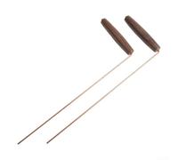 2PCS Pure Copper Dowsing Rods for Treasure Hunting - High Sensitivity Divining Tools Gold Silver Detection Outdoor Prospecting 29cm