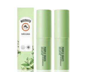 2PCS Purple Grass Mosquito Bite Relief Stick & Bite Cream, Dual-Action Insect Bite Relief for Itchy Skin, Sooth and Repel Mosquito Bites, Portable Essential On-The-Go Outdoor Travel Bite Relief Stick