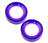 2pcs Purple Sponge Cup Finger Moistener for Cashiers and Clerks | Desktop Plastic Design, Helps Page Turning and File Handling, Suitable for Banks, Records Office