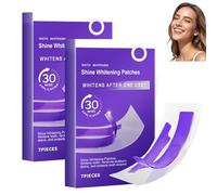 2PCS Purple Teeth Whitening Strips,Teeth Whiten Strips,Teeth Whitener & Toothpaste Tablets Alternative,Enamel Safe Whitener Strips for Sensitive Teeth,Gentle Stain Removal,Removes Stubborn Stains