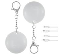 2Pcs Purse Glow Heart Light LED Automatic Sensor Handbag Lights Touch Activated Purse LED Lamp Portable Handbag Night Light Mini Makeup Lights for Women Girls Valentines Day Gift(Circular)