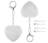 2Pcs Purse Glow Heart Light LED Automatic Sensor Handbag Lights Touch Activated Purse LED Lamp Portable Handbag Night Light Mini Makeup Lights for Women Girls Valentines Day Gift(Love)