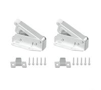 2pcs Push to Open Door Latch Catch - Spring Loaded Auto Release Touch Lock for Cupboard Cabinet Loft Hatch - Cold Rolled Steel 50mm