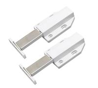 2pcs Push to Open Magnetic Catches - Cupboard Push Pop-Out Latches for Handleless Kitchen Cabinets, Wardrobes, Furniture Doors & Drawers