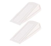 2Pcs PVC Door Stoppers, Nonslip Anticollision Shock Absorption Door Wedges for Home School Door Wedges Stoppers for Home Door Rear Retainer
