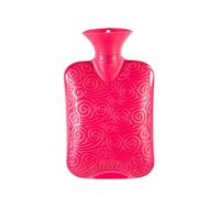 2PCS PVC Hot Water Bag Protection Warm 1000ml(Red 2pc)