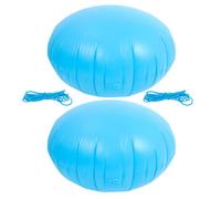2pcs PVC round Inflatable Pool Pillow for Ground Pools Cover Support | Protective Cover Included, Smooth Surface, Easy to Clean, Winter and Summer Use, for Homes