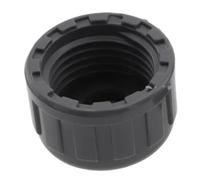2pcs PVC Threaded Cap Round Female Thread Hose Connector with Rubber Seals Kit 20mm/25mm/32mm Pipe Ends Blanking Plug(32mm)