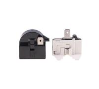 2PCS QP2-4.7 PTC Starter Relay 1 Pin Refrigerator Starter Relay And 6750C-0005P Refrigerator Overload Protector